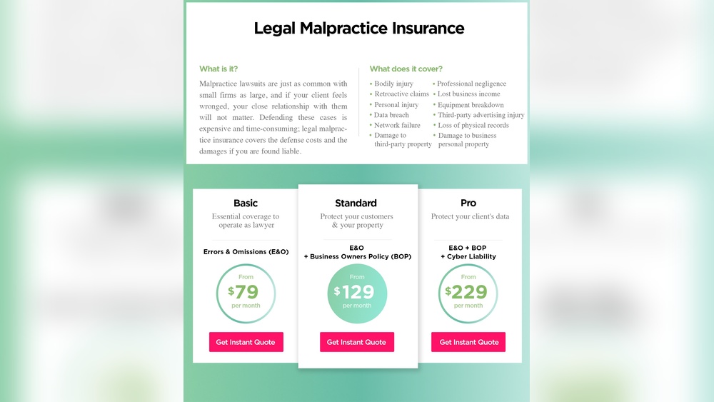 Lawyer Malpractice Insurance